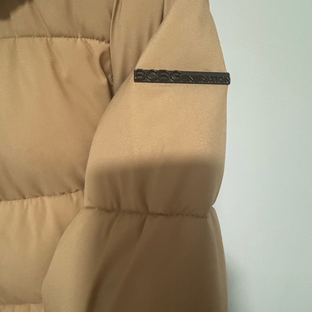 Bcbgeneration Beige Puffer Coat - image 3